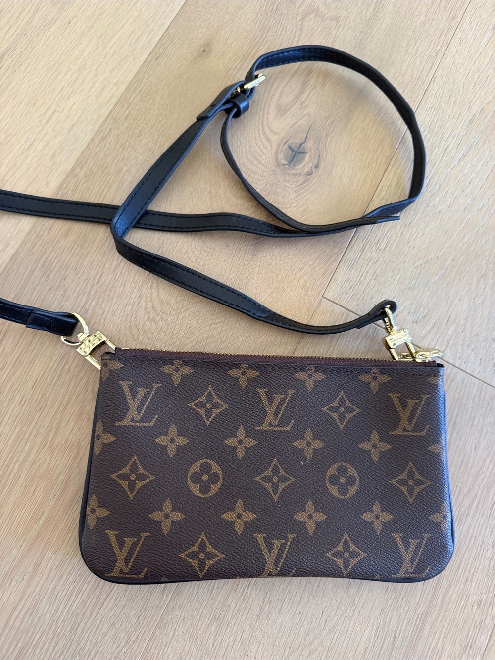 Pouchette mini bag double sided crossbody